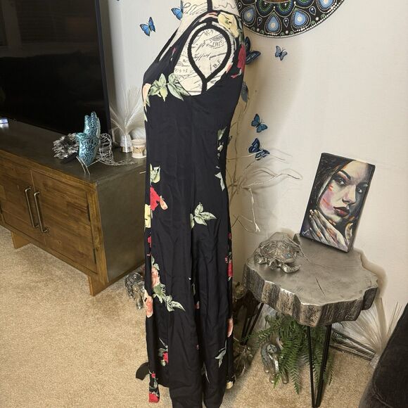 R.J. Stevens Carol Escritor Women’s Maxi Vintage Dress Flowy Floral Size US 10 - Picture 3 of 10